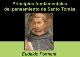 Principios fundamentales del pensamiento de Santo Tomás