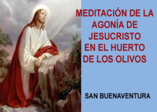 Meditación de la agonía de Jesucristo en el Huerto de los Olivos