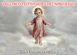 Las cinco festividades del Niño Jesús