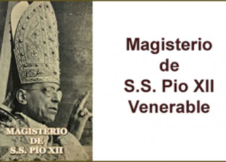 Magisterio de S.S. Pio XII Venerable
