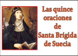 Las quince oraciones de Santa Brígida de Suecia