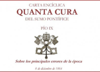 Quanta Cura, Carta Encíclica