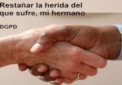 Restañar la herida del que sufre, mi hermano