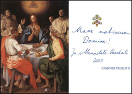 Carta apostólica Mane nobiscum Domine