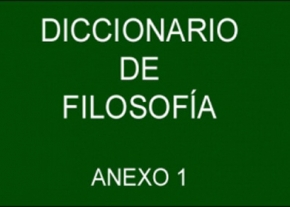 Vocabulario de Filosofía