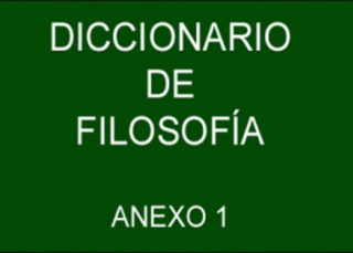 Vocabulario de Filosofía