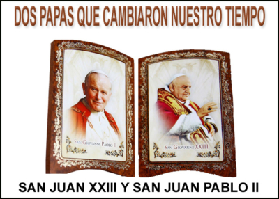 Libro eBook Dos Papas que cambiaron nuestro tiempo,  Juan XXIII y Juan Pablo II