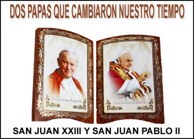 Libro eBook Dos Papas que cambiaron nuestro tiempo, Juan XXIII y Juan Pablo II