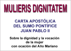 Libro eBook Mulieris Dignitatem